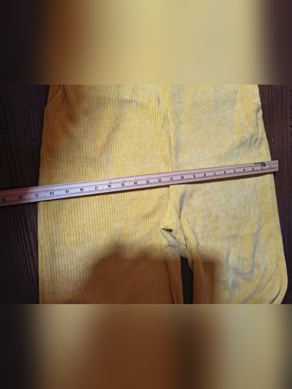 En Saison Yellow Corduroy Jumpsuit with Zip Detail - Picture 9 of 13